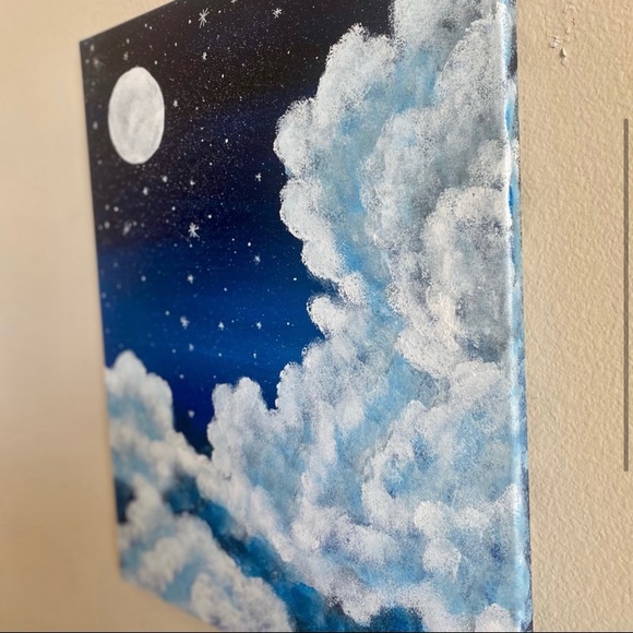Moonlight cloud painting - Picture 3 of 4